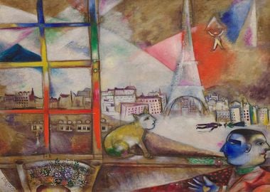 Marc Chagall Paris Window