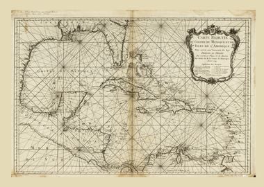 Caribbean Map 1749