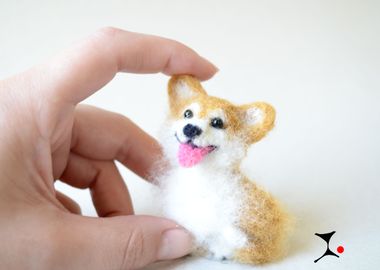 Corgi brooch on sale