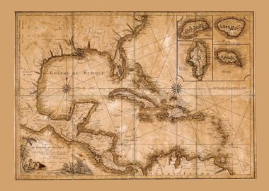 Caribbean Map 1792