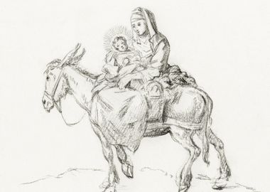 Flight To Egypt By Jean Be