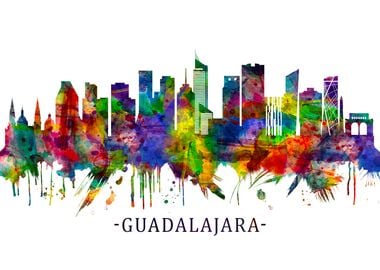 Guadalajara Mexico Skyline