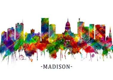 Madison Wisconsin Skyline