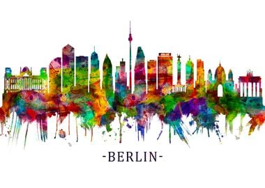 Berlin Germany Skyline