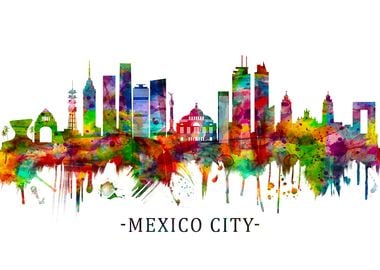 Mexico City Mexico Skyline