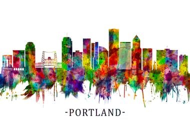 Portland Oregon Skyline