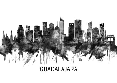 Guadalajara Mexico Skyline