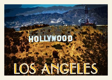 Los Angeles Vintage Poster