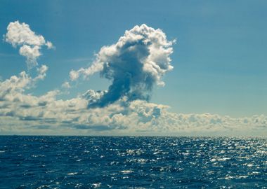 Clouds and sea