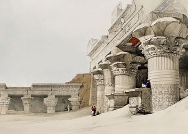 Temple of Edfou 1849