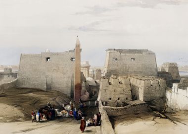 Temple of Luxor 1849