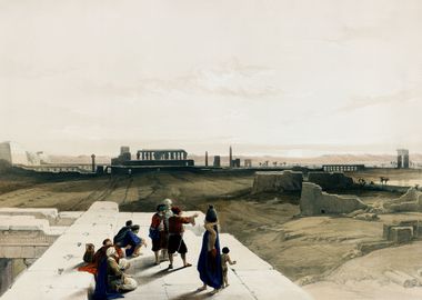 Temple in Karnak 1849