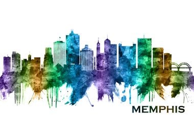 Memphis Tennessee Skyline