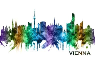 Vienna Austria Skyline