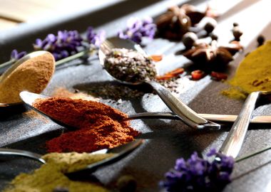 spices on spoons 1