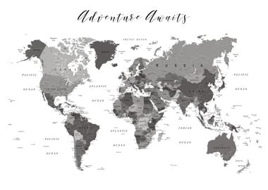 Adventure Awaits World Map