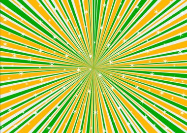 Green Orange Background