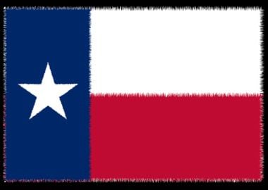 Grunge Texas State Flag