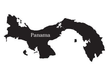 Panama Silhouette Outline