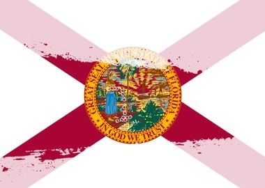 Florida Flag Splash