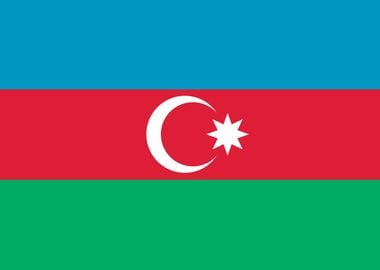 Azerbaijan Flag