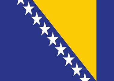 Bosnia and Herzegovin Flag