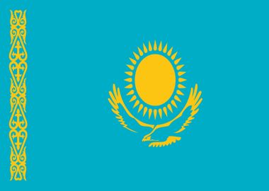 Kazakhstan Flag