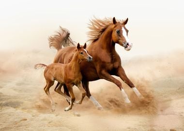 Running Horses