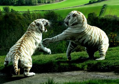 White Tigers Battle