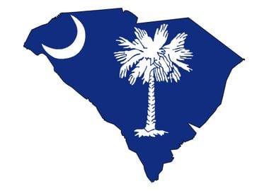 South Carolina Outline Map