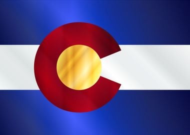 Colorado State Flag Gloss