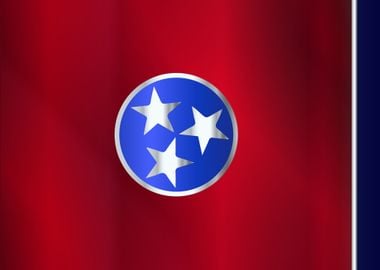 Flag of Tennessee Gloss