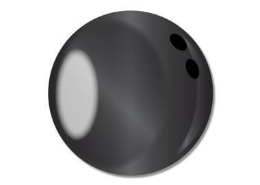 Black Bowling Ball