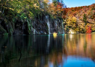 colorful lakes