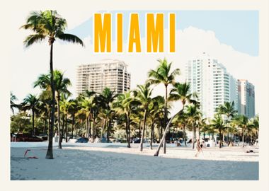 Miami Vintage Poster