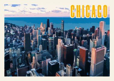 Chicago Vintage Poster