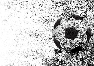 Soccer Ball Grunge