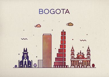 Bogota City Skyline Fun