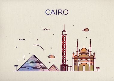 Cairo Egypt City Skyline