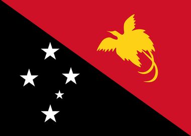 PAPUA NEW GUINEA Flag