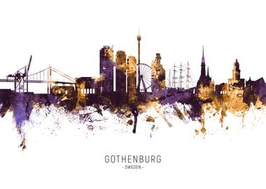 Gothenburg Sweden Skyline