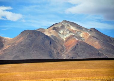 vulcanic andes landscape