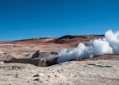 geysers in andes region