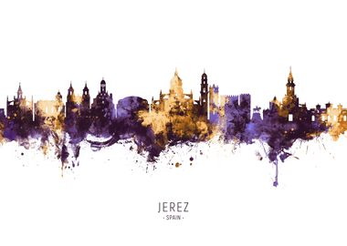 Jerez Spain Skyline