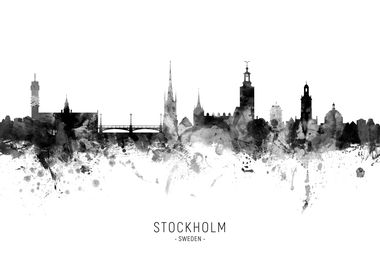 Stockholm Sweden Skyline