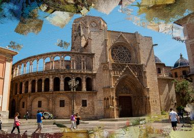 Valencia Spain the Plaza 