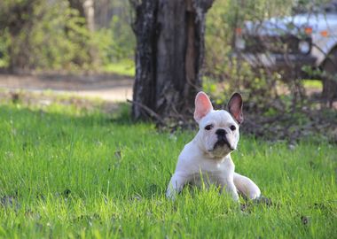 Puppy french bulldog