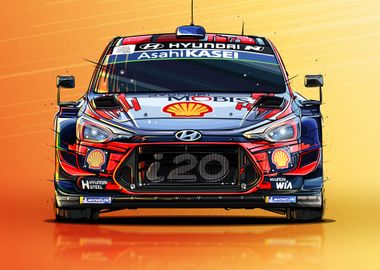 Hyundai i20 WRC Artwork