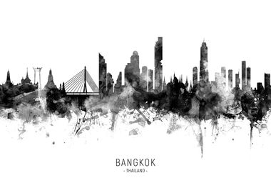 Bangkok Thailand Skyline