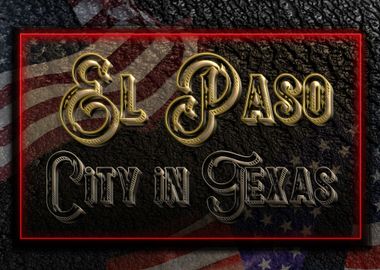 El Paso City in Texas